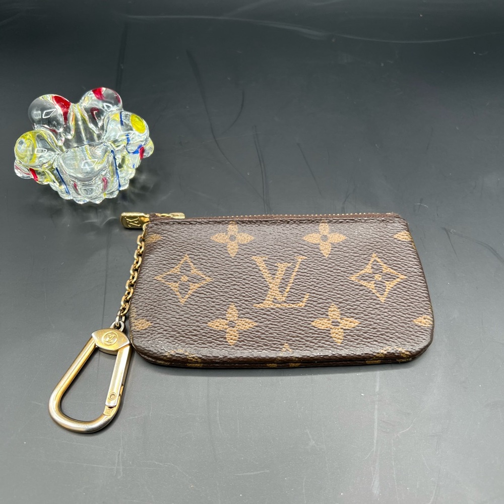 Preloved Louis Vuitton Key Pouch in Signature Monogram coated canvas